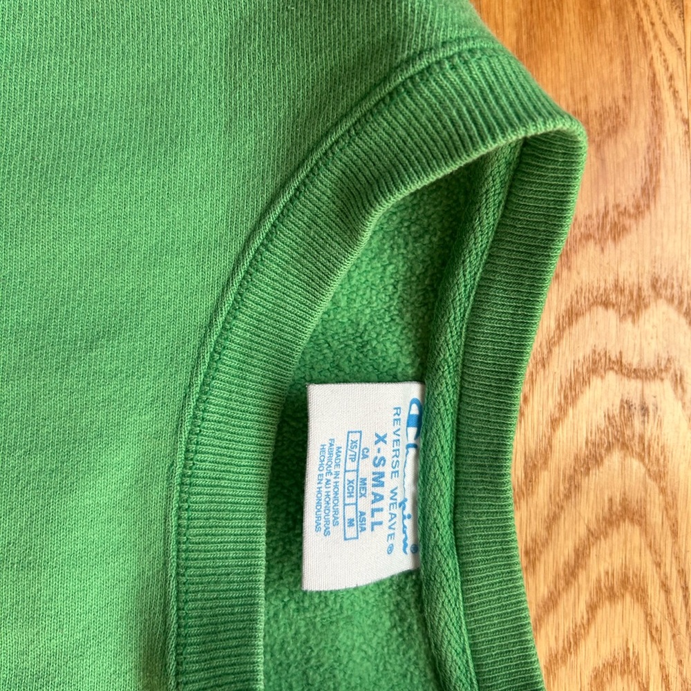 Champion Vibrant Green Crewneck